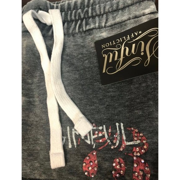 Sinful AFFLICTION Women's Short NO REGRETS SKIRT - Picture 8 of 9